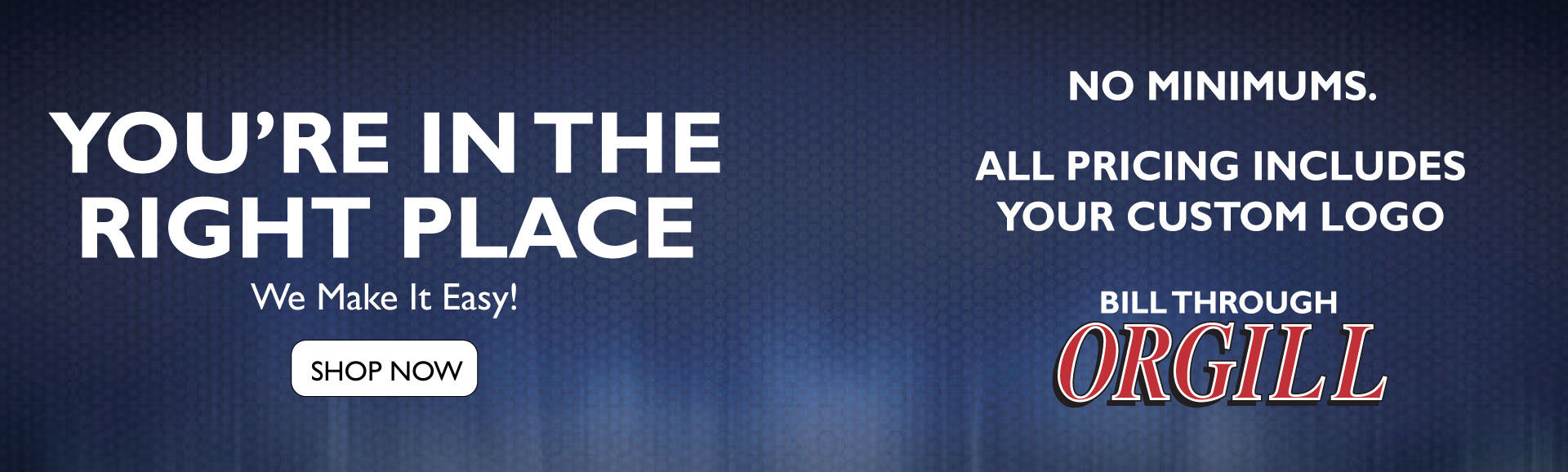 Store Apparel for Orgill Dealers. Home