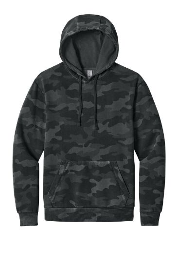 Picture of District Wash Camo Fleece Hoodie DT2200C